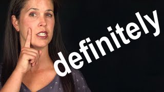 How to Pronounce DEFINITELY  American English  Word of the Week [upl. by Moria361]