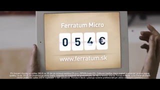 Ferratum Bank  Krátkodobá rýchla pôžička do výplaty ZADARMO [upl. by Waltner37]