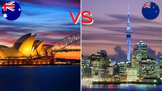 Australia vs Nueva Zelanda  COMPARATIVA DE PAÍSES [upl. by Kath]