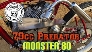 Firmstrong 4 Stroke Predator 79cc Monster 80 Motorized Bike Bicycle [upl. by Halimak]