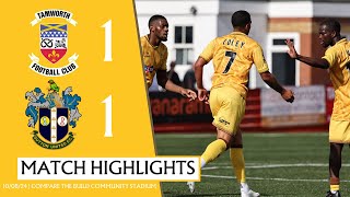 MATCH HIGHLIGHTS Tamworth 1 Sutton United 1 100824 VNL [upl. by Ishmul]