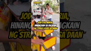 JODI STA MARIA HINANGAAN SA PAGKAIN NG STREET FOOD SA DAAN [upl. by Becca742]