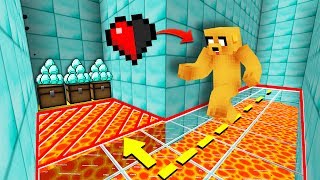 2 NOOBS SE TROLLEAN A MEDIO CORAZÓN EN TRAMPAS PARA GANAR  😆 MAPA MINECRAFT PARKOUR [upl. by Erik]