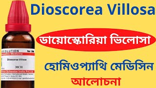 Dioscorea Villosa Homeopathic Medicine Explain Dioscorea 12 Dioscorea 30  ডায়োস্কোরিয়া ভিলোসা [upl. by Enelloc446]