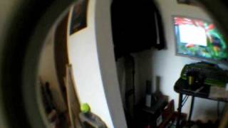 DIY peephole fisheye lens for point and shoot camera [upl. by Anthony370]