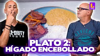 El Gran Chef Famosos PROGRAMA 5 de febrero  Plato dos Hígado encebollado con puré  LATINA EN VIVO [upl. by Miquela]