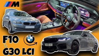 BMW 5 Series 2012 F10 to 2024 G30 M5 Conversion  Custom Interior Exterior Performance Upgrades [upl. by Sikes530]