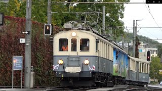 Ehemalige ASD BCFe 44 1 amp BDe 44 2 auf der früheren AOMCStrecke in MontheyVille [upl. by Hayott]