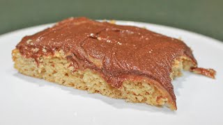 Reeses Peanut Butter Bars  Reduced Calorie Recipe [upl. by Nosyrb215]