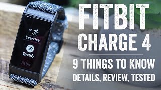 Fitbit Charge 4 Review 9 New Things To Know [upl. by Avahc839]