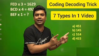 Coding Decoding Trick  Maths Trick  imran sir maths [upl. by Yenor995]