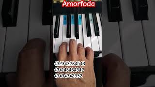 AMORFODA pianotutorial music piano [upl. by Gardia]