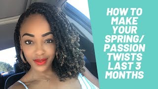 EASIEST Way to Maintain SPRINGPASSION TWISTS  SIMPLE Nighttime and Morning Routine [upl. by Lexis889]