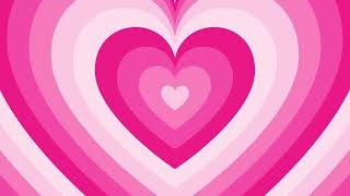 Pink Heart Background Screensaver Loop 1 Hour 1080p HD [upl. by Rosio]