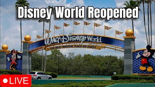 🔴LIVE Disney World Reopens  Walt Disney World Livestream  101124 [upl. by Anrapa]