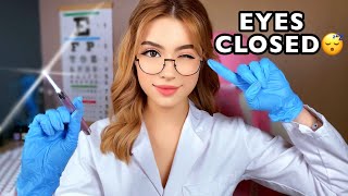 ASMR Cranial Nerve Exam but EYES CLOSED 👀 Doctor ASMR for Sleep ❤️ Follow my Instructions [upl. by Enilemme]