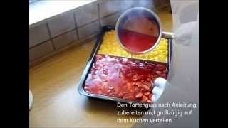 Erdbeerkuchen  Strawberry Cake  saftig und lecker  Schritt für Schritt Videoanleitung [upl. by Waynant904]