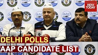 AAP Releases First List Of Candidates For Delhi Assembly Elections 2020 [upl. by Morgen200]