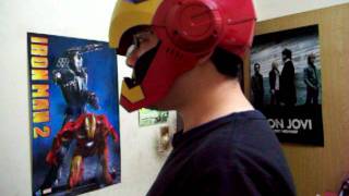 Hasbro Iron Man 2  Helmet demo [upl. by Mayor622]