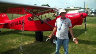 Bearhawk LSA with Oratex6000 covering in Oshkosh Interview [upl. by Amoritta]