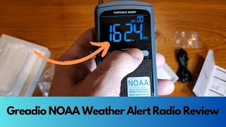 Greadio NOAA Weather Alert Radio Review [upl. by Enram]