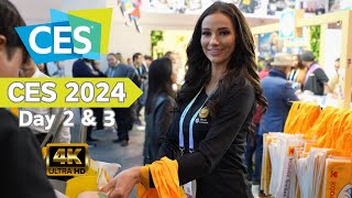 CES 2024 Las Vegas Tours and highlights Day 2 amp 3 4K video [upl. by Enilemme]