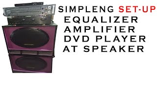 How to Connect EQUALIZERMIXER amp SPEAKERS on KONZERT 502  Integrated Amplifiers Setup [upl. by Kannav]