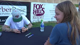 CHAUNCEY LEOPARDI WHO PLAYED SQUINTS IN THE SANDLOT SIGNED AUTOGRAPHS [upl. by Ahsenor]