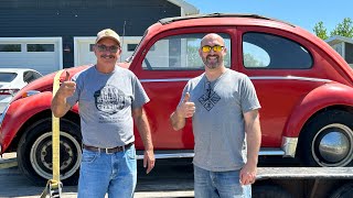 Dad’s barn find ‘51 split window rag Beetle comes home [upl. by Steady]