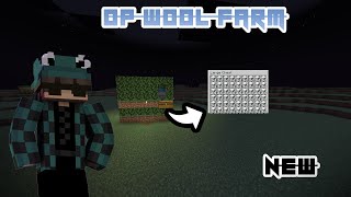 Ultimate Minecraft Wool Farm Tutorial  Efficient amp Easy Design [upl. by Thgiwed70]