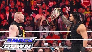 Relive the buildup to Brock Lesnars clash against Roman Reigns SmackDown March 26 2015 [upl. by Cattan634]