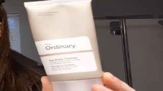 The Ordinary Mini Squalane Cleanser 1 7 oz 50 mL Review [upl. by Benita]