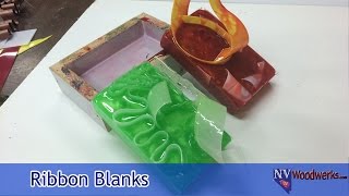 Making Ribbon Pen Blanks  Casting Alumilite Resin [upl. by Atived]