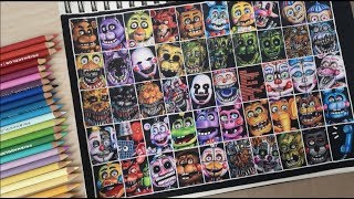 Drawing the UCNPoster  FNaF [upl. by Nedry]