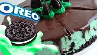 OREO MENTA Y QUESO TARTA SIN HORNO  254 [upl. by Marven]