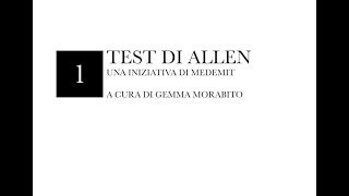 Emogasanalisi Test di Allen [upl. by Tremain]