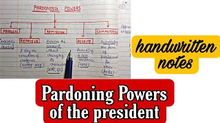 Pardoning powers of President  lec33  Indian Polity  An aspirant [upl. by Artenehs]