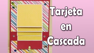 Tutorial Tarjeta en Cascada  Luisa PaperCrafts [upl. by Draw40]