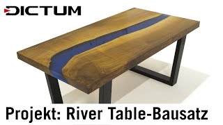 River Table  Bausatz für einzigartige Tische mit Epoxidharz [upl. by Lennox249]