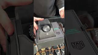 Tag Heuer Carrera Chronograph Japan Special Edition Steel DLC Watch CBN2A1G Review  SwissWatchExpo [upl. by Jerold]