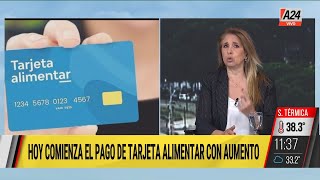 💳 Hoy comienza el pago de tarjeta alimentar con aumento [upl. by Jeremiah]