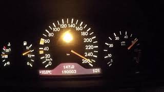 MercedesBenz E430 W210 V8  0259 kmh 160mph  Acceleration [upl. by Adnoraj953]