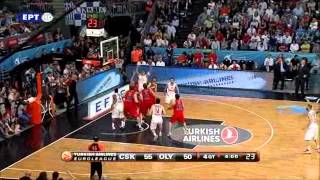 olympiakos vs cska moscow 6261 2012 euroleague final [upl. by Kreg84]