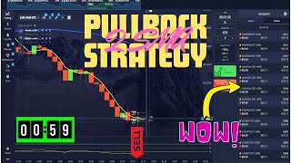 2024 Pullback Strategy 1 Minute Moving Averages Pocket Option Close Option IQ Option Exnova [upl. by Ahtennek]