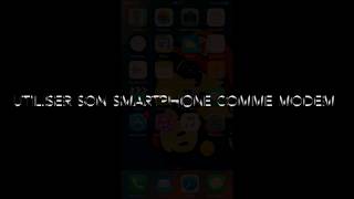 Tuto Utiliser son iPhone comme modem partage de connexion [upl. by Goodhen]