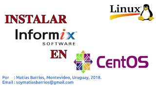 Como instalar Informix en Centos 7 [upl. by Allenod]