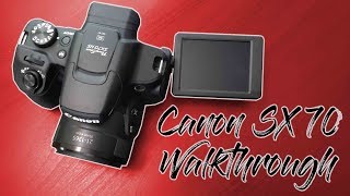 Canon SX70 Walkthrough [upl. by Nnawtna]