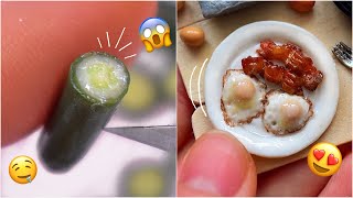 Polymer Clay Miniature FOOD DIY Crafts  ART Compilation  Strawberrypuffcake [upl. by Harikahs]