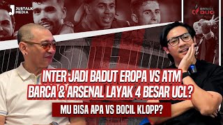 OFFSIDE DUO 142  INTER JADI BADUT EROPA VS ATM BARCA amp ARSENAL LAYAK 4 BESAR  MU VS KLOPP [upl. by Tiebold999]