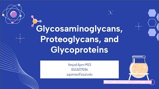 Glycosaminoglycans amp Glycoproteins  Amjad Ajam  MOL 114 PAL review session [upl. by Eiryk142]